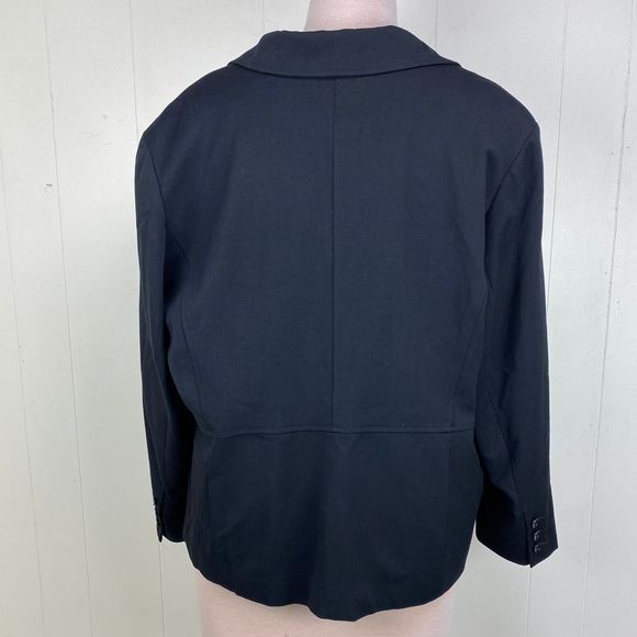 NWT Charter Club Black Blazer 24W MSRP $59.98 - Picture 5 of 5